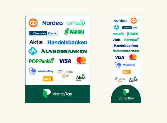 Visma Pay maksutapabanneri